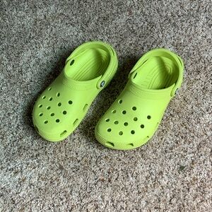 CROCS Neon Green Clogs